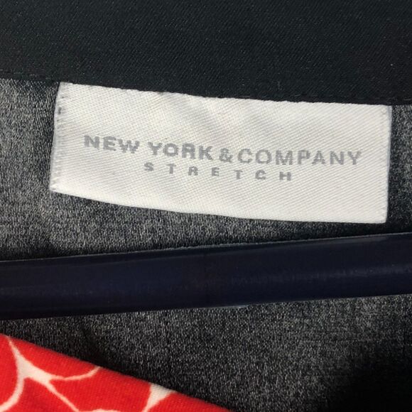 New York Company Kimono Sleeve Blouse Top Size S Black Floral Satin Belted - Picture 5 of 8